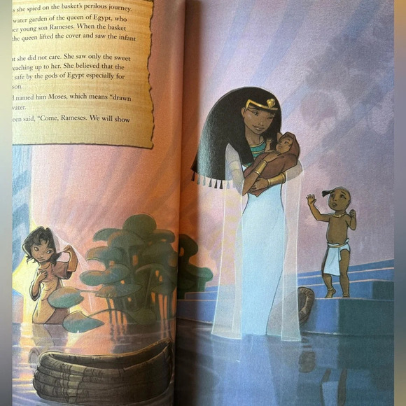 VINTAGE 1998 The Prince of Egypt Hardcover Children’s Book (Fully Illustrated) - Picture 9 of 12